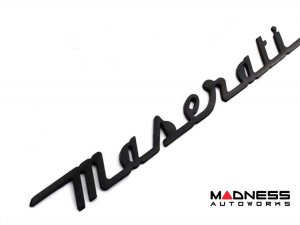 Maserati Custom Emblem - Maserati - Gloss Black Finish
