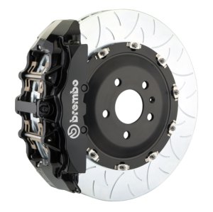 Maserati GranSport Brake Kit - Front - Brembo - GT BBK 6-Piston Cast 380x34 2pc Rotor Slotted Type3 - Black - `04-`07