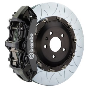 Maserati Ghibli Brake Kit - Front - Brembo - GT BBK 6 Piston Cast 405x34 2pc Rotor Slotted Type3 - Black - `14-`27