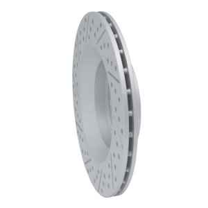 Maserati Ghibli Brake Rotor (1) - Rear Right - DFC - Drilled & Slotted Geoperformance - `17-`24