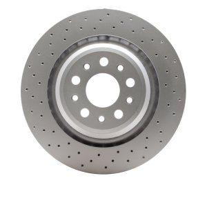Maserati Quattroporte Brake Rotor (1) - Rear - DFC - Drilled Hi-Carbon Alloy Geomet Coated - `14-`22