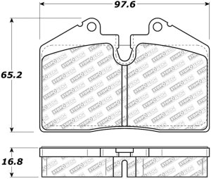 Maserati Spyder Brake Pads - Front/Rear - Stoptech - Street Select - `05-`06