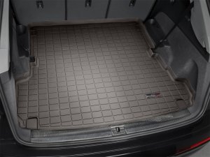 Maserati Grecale Cargo Liners - WeatherTech - Raised Lip, Textured Finish - Cocoa - `23-`25