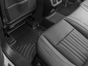Maserati Grecale Floor Mats - Rear - WeatherTech - FloorLiner DigitalFit - Black - `23-`25
