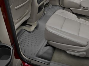 Maserati Grecale Floor Mats - Rear - WeatherTech - FloorLiner DigitalFit - Black - `23-`25