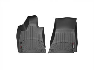 Maserati Quattroporte FloorLiner - Front - WeatherTech - DigitalFit - Black - `14-`27