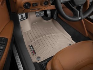 Maserati Quattroporte FloorLiner - Front - WeatherTech - DigitalFit - Black - `14-`15
