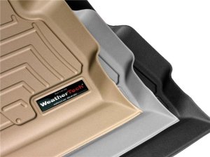 Maserati Quattroporte FloorLiner - Front - WeatherTech - DigitalFit - Grey - `14-`15