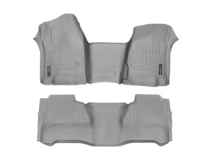 Maserati Quatroporte FloorLiner - Front - WeatherTech - DigitalFit - Grey - `14-`27