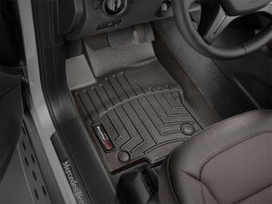 Maserati Grecale Floor Liner - Front - WeatherTech - FloorLiner™ DigitalFit® - Cocoa - `23-`25