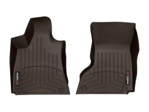 Maserati Quattroporte FloorLiner - Front - WeatherTech - DigitalFit - Cocoa - `14-`16