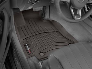 Maserati Quattroporte FloorLiner - Front - WeatherTech - DigitalFit - Cocoa - `14-`16