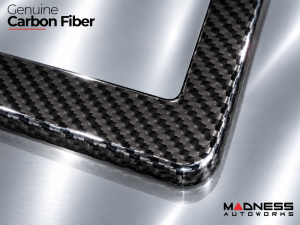 License Plate Frame - 100% Genuine Carbon Fiber License Plate Frame - 100% Genuine Carbon Fiber