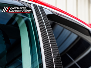 Maserati Grecale Exterior Door Pillars - Carbon Fiber - 6pc Set Maserati Grecale Exterior Door Pillars - Carbon Fiber - 6pc Set