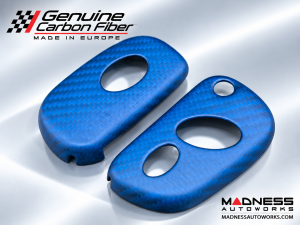 Maserati Granturismo Key Fob Cover - Carbon Fiber (2005 - 2017) - Matte Blue Maserati Granturismo Key Fob Cover - Carbon Fiber (2005 - 2017) - Matte Blue