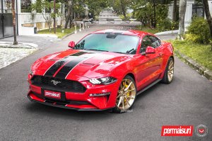 Ford Mustang Custom Wheels - EVO-2R by Vossen - Patina Gold