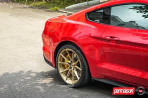 Ford Mustang Custom Wheels - EVO-2R by Vossen - Patina Gold