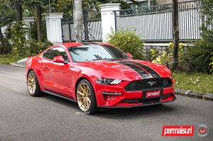 Ford Mustang Custom Wheels - EVO-2R by Vossen - Patina Gold