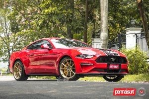 Ford Mustang Custom Wheels - EVO-2R by Vossen - Patina Gold