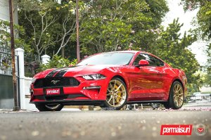 Ford Mustang Custom Wheels - EVO-2R by Vossen - Patina Gold