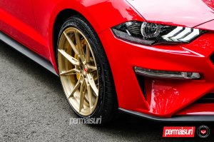 Ford Mustang Custom Wheels - EVO-2R by Vossen - Patina Gold