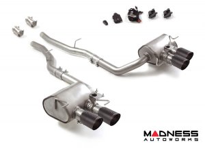 Maserati GranTurismo Performance Exhaust System - 3.0L Modena - Ragazzon - Evo Line - Axle Back w/ Electronic Operated Valve - Dual Exit/ Quad Carbon Fiber Tips