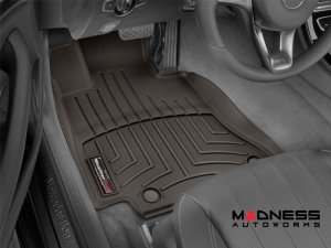 Maserati GranTurismo Floor Liners - WeatherTech - Cocoa - Front