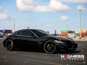 Maserati GranTurismo Custom Wheels - VPS-305T by Vossen -  Black / Yellow