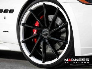 Maserati GranTurismo Custom Wheels - VPS-305T by Vossen -  Black / White