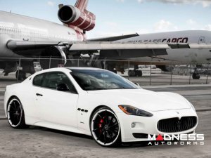 Maserati GranTurismo Custom Wheels - VPS-305T by Vossen -  Black / White