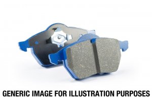 Maserati Quattroporte Brake Pads - Rear - EBC - Bluestuff - '04-'07
