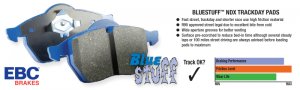 Maserati Quattroporte Brake Pads - Rear - EBC - Bluestuff - '04-'07