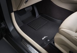 Maserati Levante Floor Liners - Front - ACE Kagu - Black - 2017-2018
