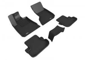 Maserati Ghibli Floor Liners - Combo - ACE Kagu - Black - AWD - 2014-2018