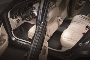 Maserati Ghibli Floor Liners - Combo - ACE Kagu - Black - AWD - 2014-2018