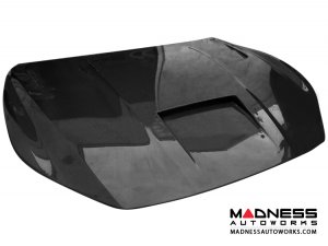 Maserati Ghibli Exterior Trim - Carbon Fiber - Custom Hood w/ Vents - Grand Touring 