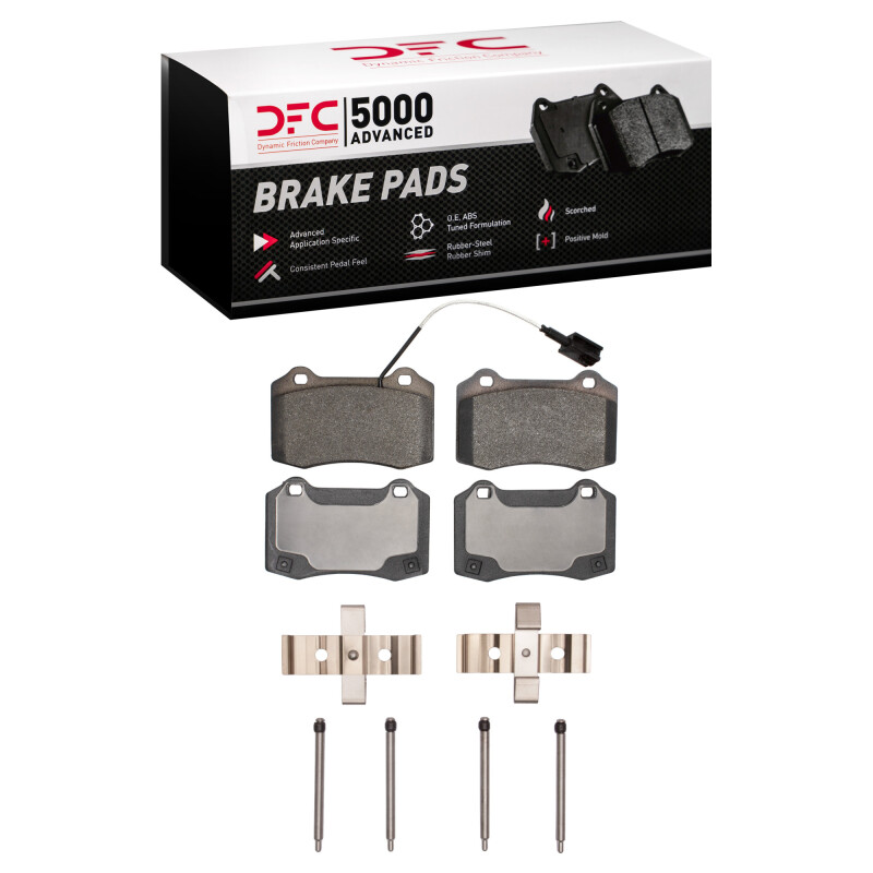 Maserati Ghibli Brake Pads - Rear - DFC - 5000 Advanced Low Metallic - `14-`22 Maserati Ghibli Brake Pads - Rear - DFC - 5000 Advanced Low Metallic - `14-`22