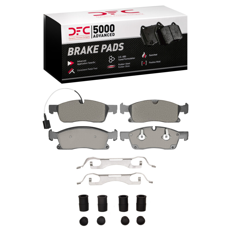 Maserati Levante Brake Pads - Front - DFC - 5000 Advanced Low Metallic - `17-`23 Maserati Levante Brake Pads - Front - DFC - 5000 Advanced Low Metallic - `17-`23