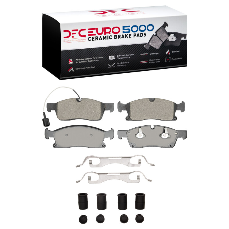 Maserati Levante Brake Pads - Front - DFC - Euro 5000 Ceramic - `17-`23 Maserati Levante Brake Pads - Front - DFC - Euro 5000 Ceramic - `17-`23