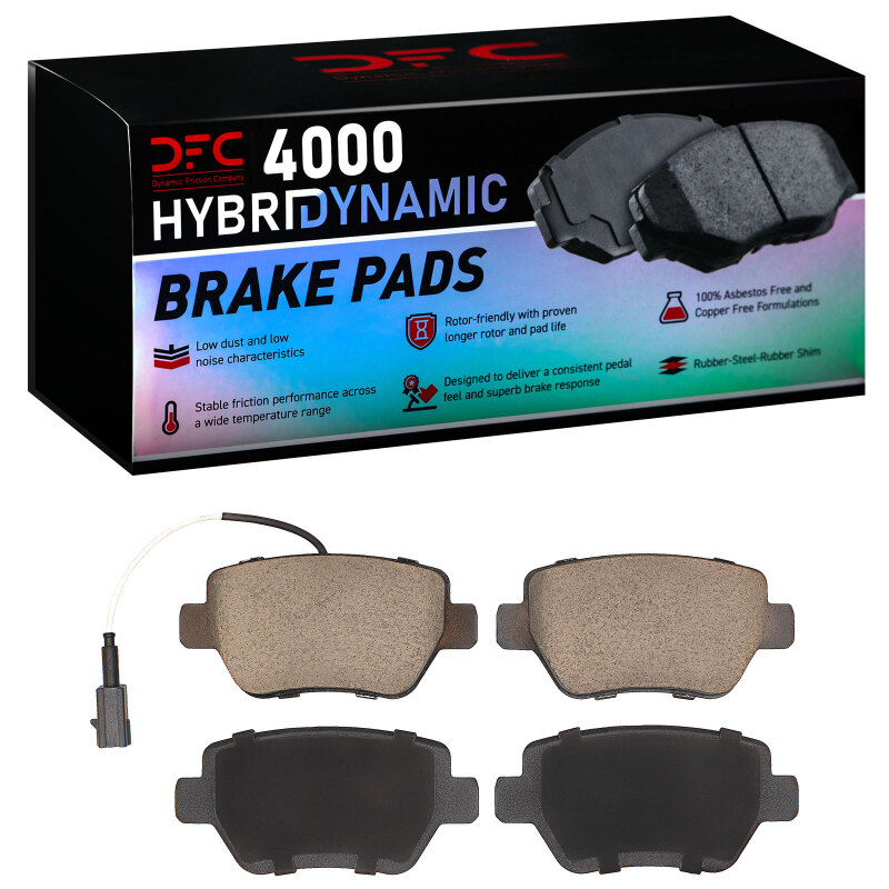 Maserati Ghibli Brake Pads - Rear - DFC - 4000 HybriDynamic - `14-`16