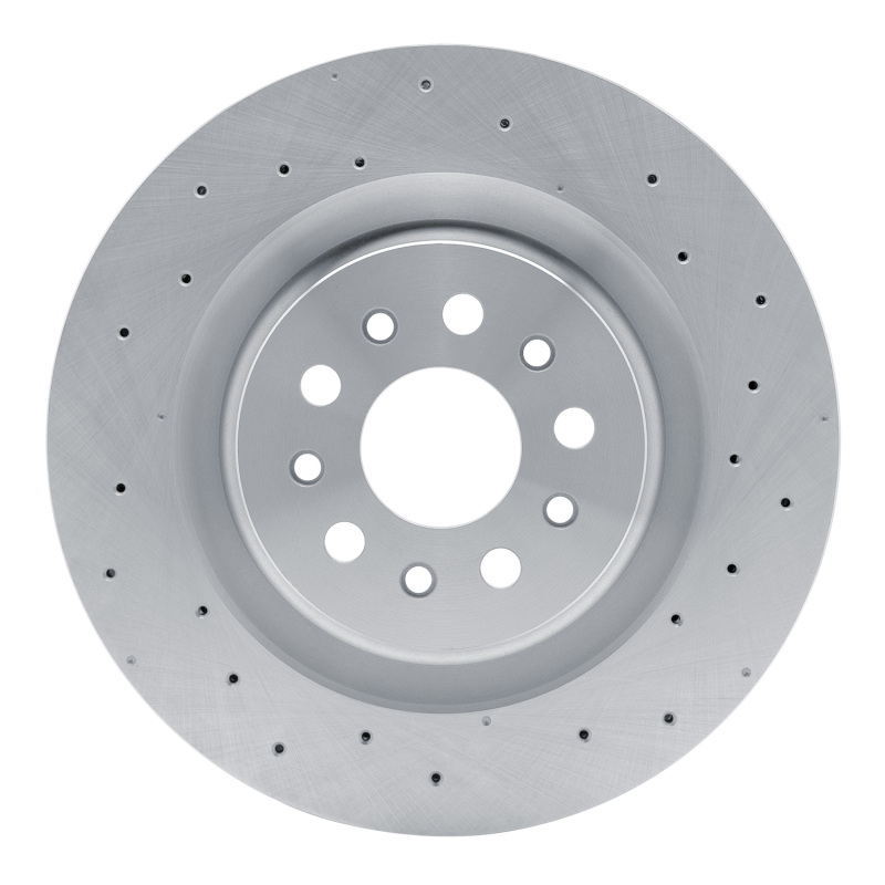 Maserati Ghibli Brake Rotor (1) - Rear - DFC - Drilled - `14-`24 Maserati Ghibli Brake Rotor (1) - Rear - DFC - Drilled - `14-`24