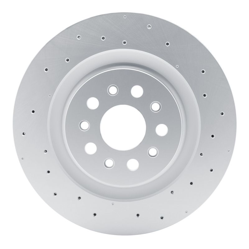Maserati Quattroporte Brake Rotor (1) - Rear - DFC - GeoSPEC Coated, Drilled - `14-`24