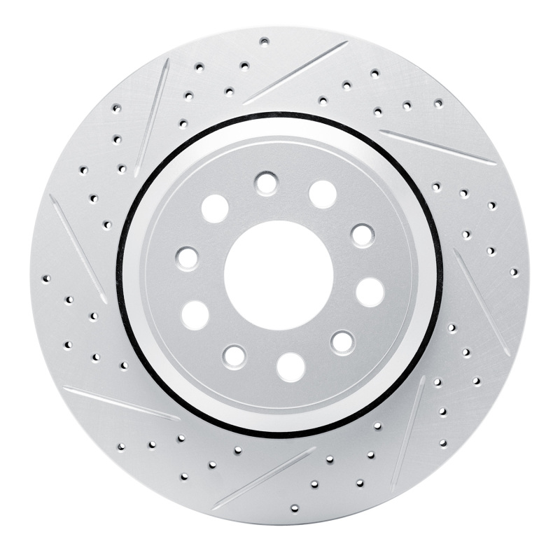 Maserati Ghibli Brake Rotor (1) - Rear Left - DFC - Geoperformance Drilled & Slotted - `14-`16 Maserati Ghibli Brake Rotor (1) - Rear Left - DFC - Geoperformance Drilled & Slotted - `14-`16