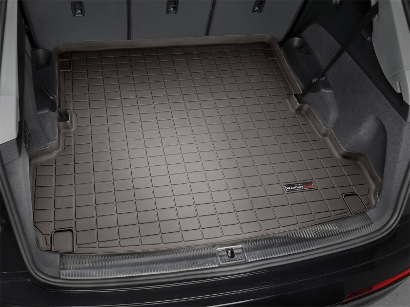 Maserati Grecale Cargo Liners - WeatherTech - Raised Lip, Textured Finish - Cocoa - `23-`25