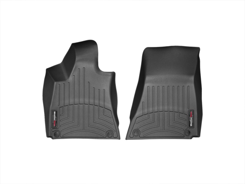 Maserati Quattroporte FloorLiner - Front - WeatherTech - DigitalFit - Black - `14-`27