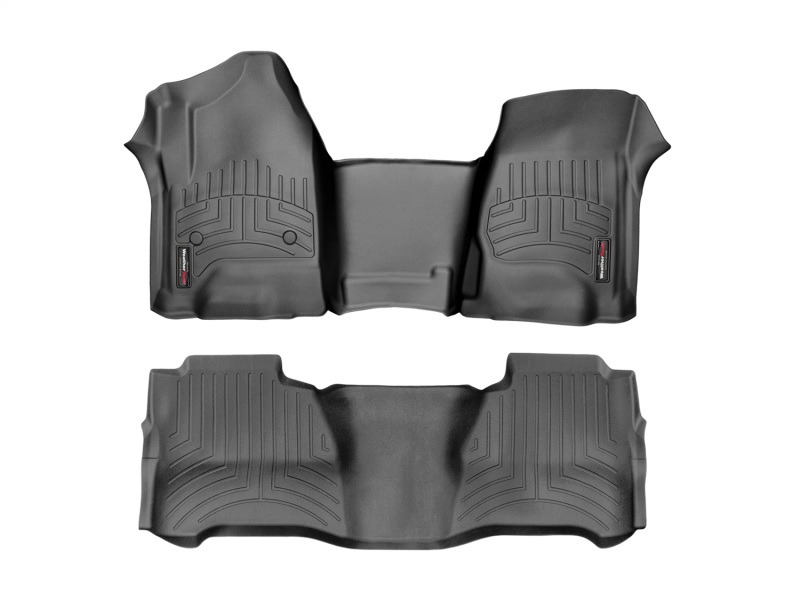 Maserati Quattroporte FloorLiner - Front - WeatherTech - DigitalFit - Black - `14-`27