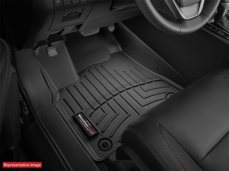 Maserati Quattroporte FloorLiner - Rear - WeatherTech - FloorLiner™ DigitalFit® - Tan - `14-`27