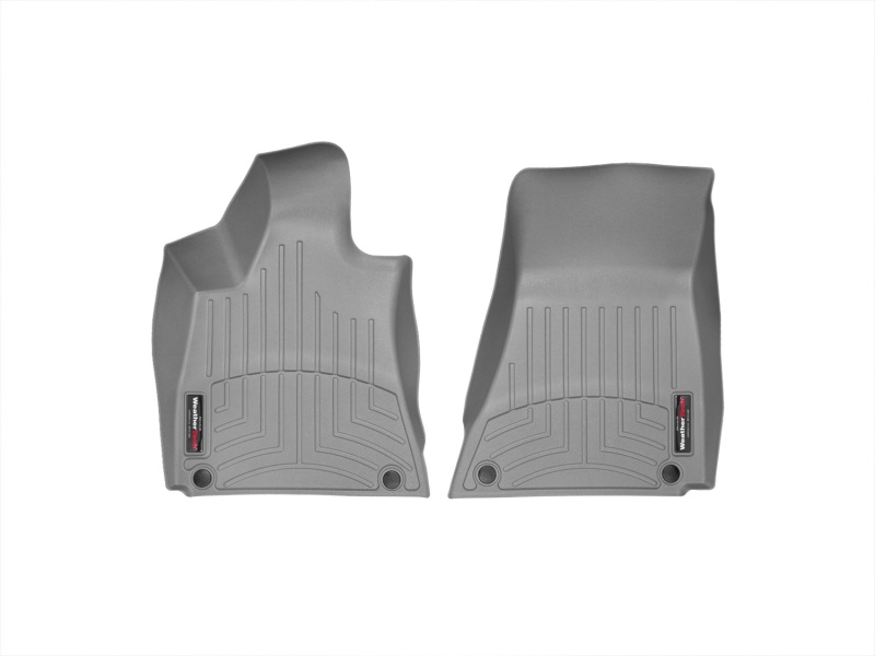 Maserati Quattroporte FloorLiner - Front - WeatherTech - DigitalFit - Grey - `14-`15