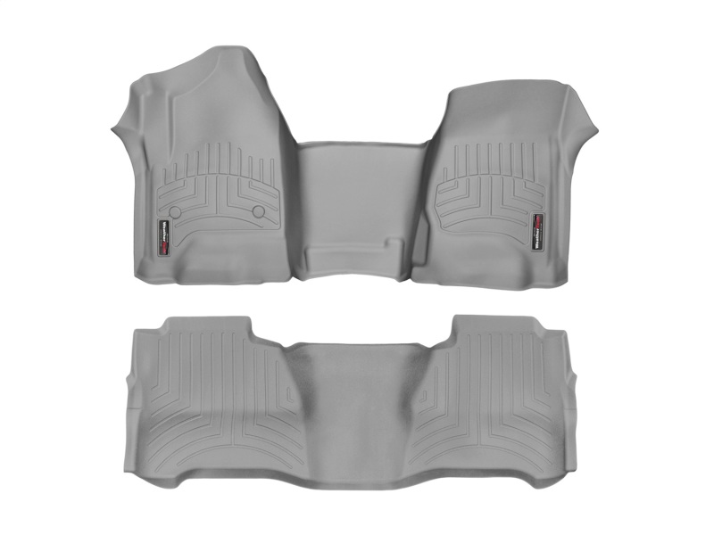 Maserati Quatroporte FloorLiner - Front - WeatherTech - DigitalFit - Grey - `14-`27