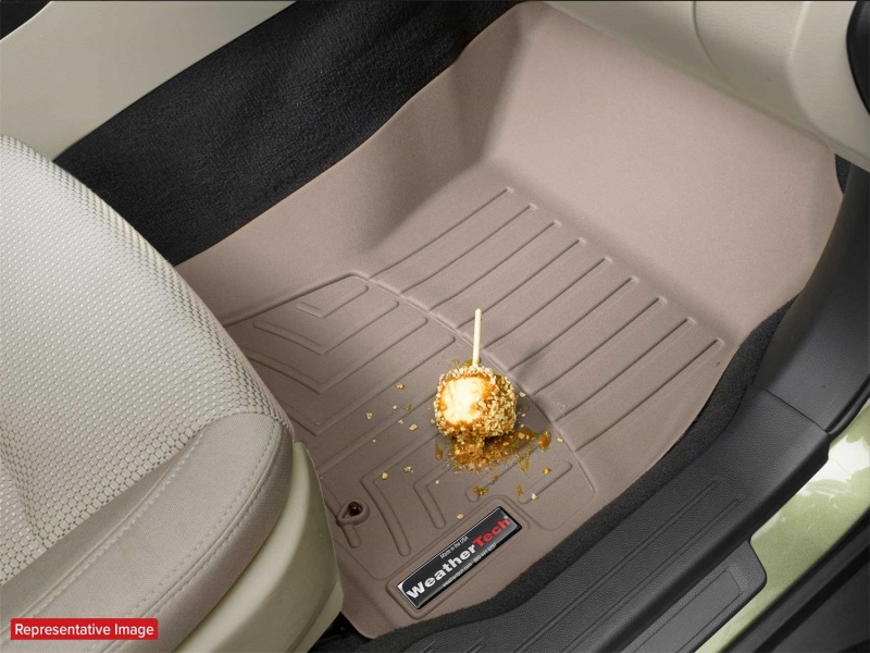 Maserati Quatroporte FloorLiner - Front - WeatherTech - DigitalFit - Grey - `14-`27